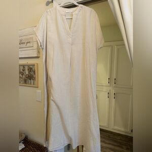 Neuflora Cream Shirt Dress; Size S